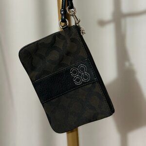 Coach Black Wristlet